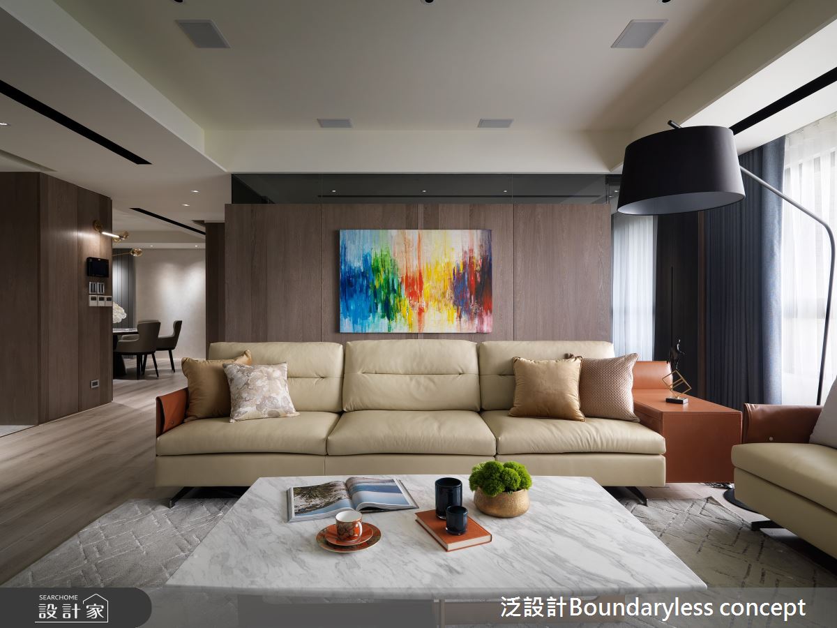 110坪新古屋(10年以下)＿現代風客廳案例圖片＿泛設計Boundaryless concept＿泛設計_收藏者之家之3