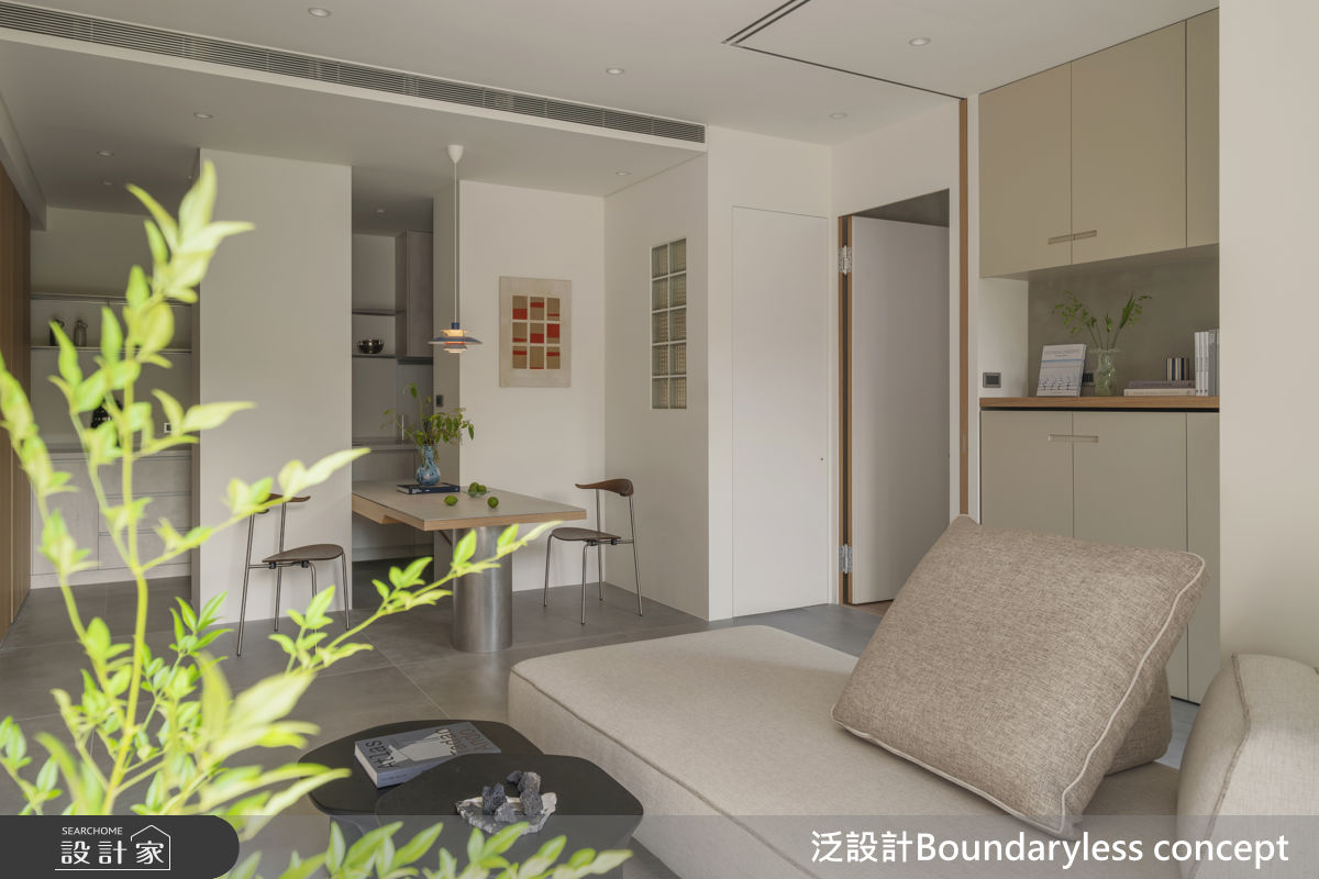 30坪新成屋(5年以下)＿現代風客廳餐廳案例圖片＿泛設計Boundaryless concept＿泛設計_光隙之間｜坪效與景觀的交響之7