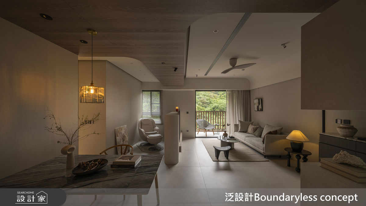 30坪毛胚屋＿人文禪風客廳餐廳案例圖片＿泛設計Boundaryless concept＿泛設計_光落成境之7