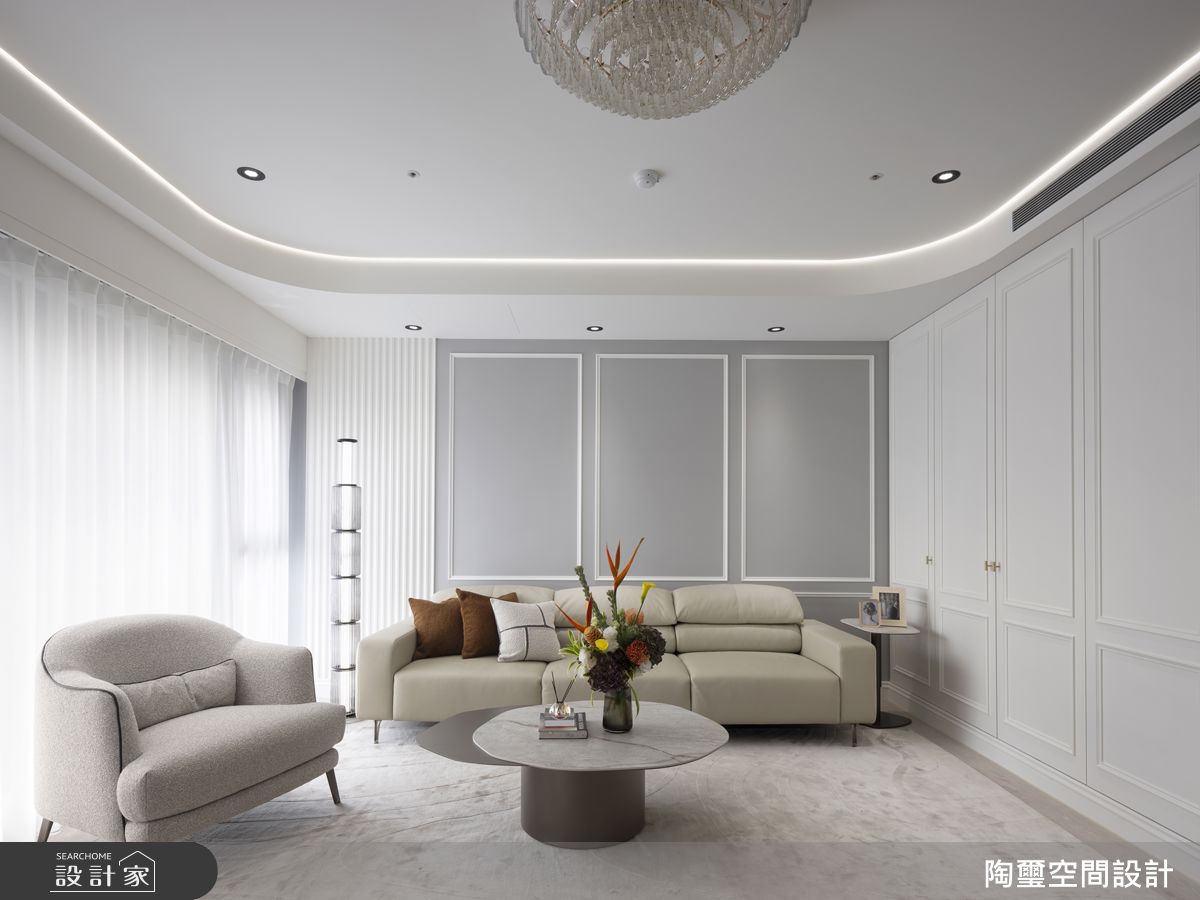 83坪毛胚屋＿現代美式風客廳案例圖片＿陶璽空間設計＿陶璽_59之3