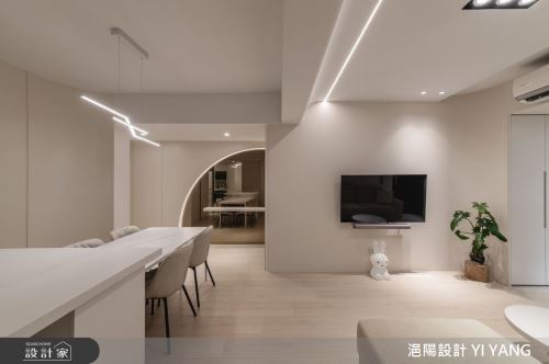 浥陽_新北36年老宅｜北歐奶白風_北歐奶白風