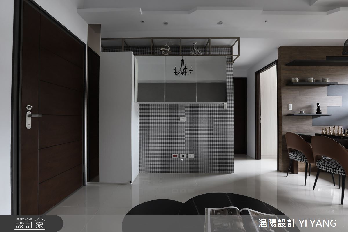18坪新成屋(5年以下)＿現代風玄關客廳案例圖片＿浥陽設計 YI YANG＿浥陽_新北將捷家和｜現代風之2