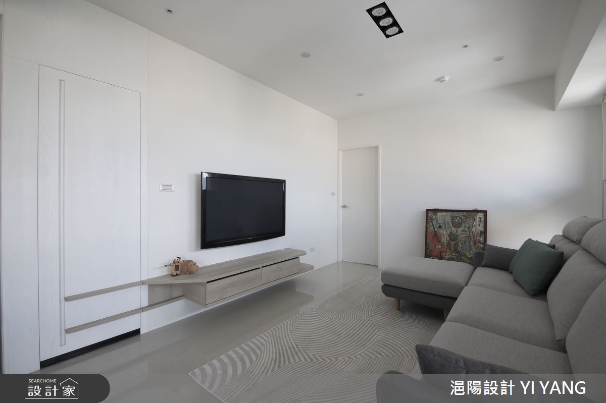 22坪新成屋(5年以下)＿北歐風客廳案例圖片＿浥陽設計 YI YANG＿浥陽_新北新板巨星Super Star｜北歐風之7