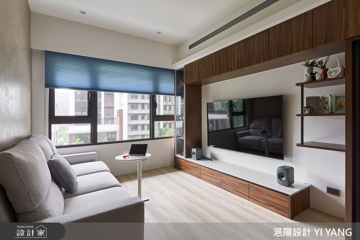 26坪＿現代北歐風客廳案例圖片＿浥陽設計 YI YANG＿浥陽_新店央北｜現代北歐風之5
