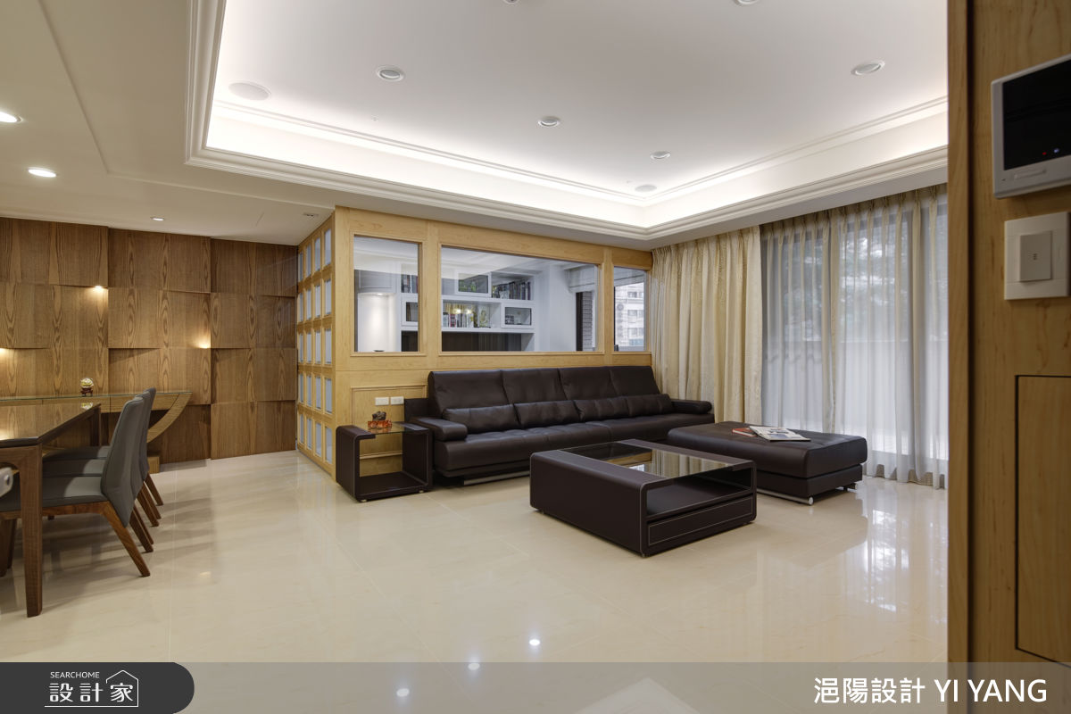 98坪毛胚屋＿現代人文風客廳餐廳書房案例圖片＿浥陽設計 YI YANG＿浥陽_新北中興馥｜現代人文風之6