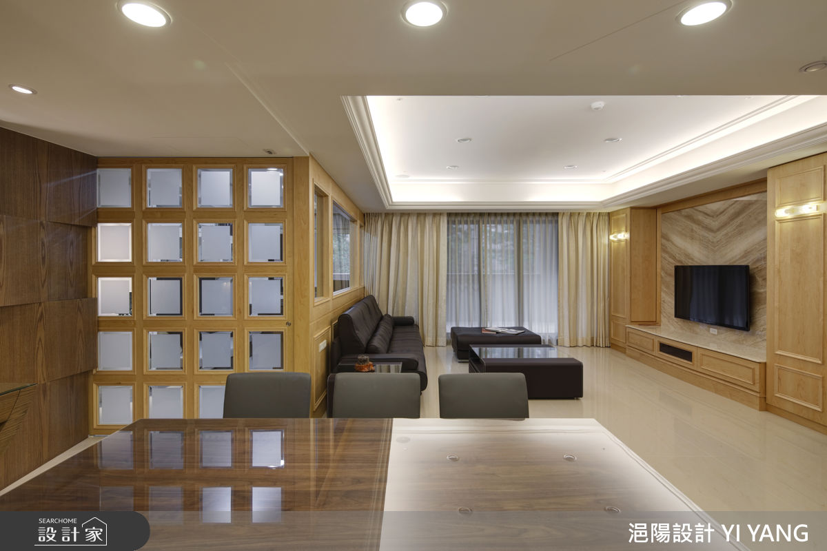 98坪毛胚屋＿現代人文風客廳餐廳書房案例圖片＿浥陽設計 YI YANG＿浥陽_新北中興馥｜現代人文風之10