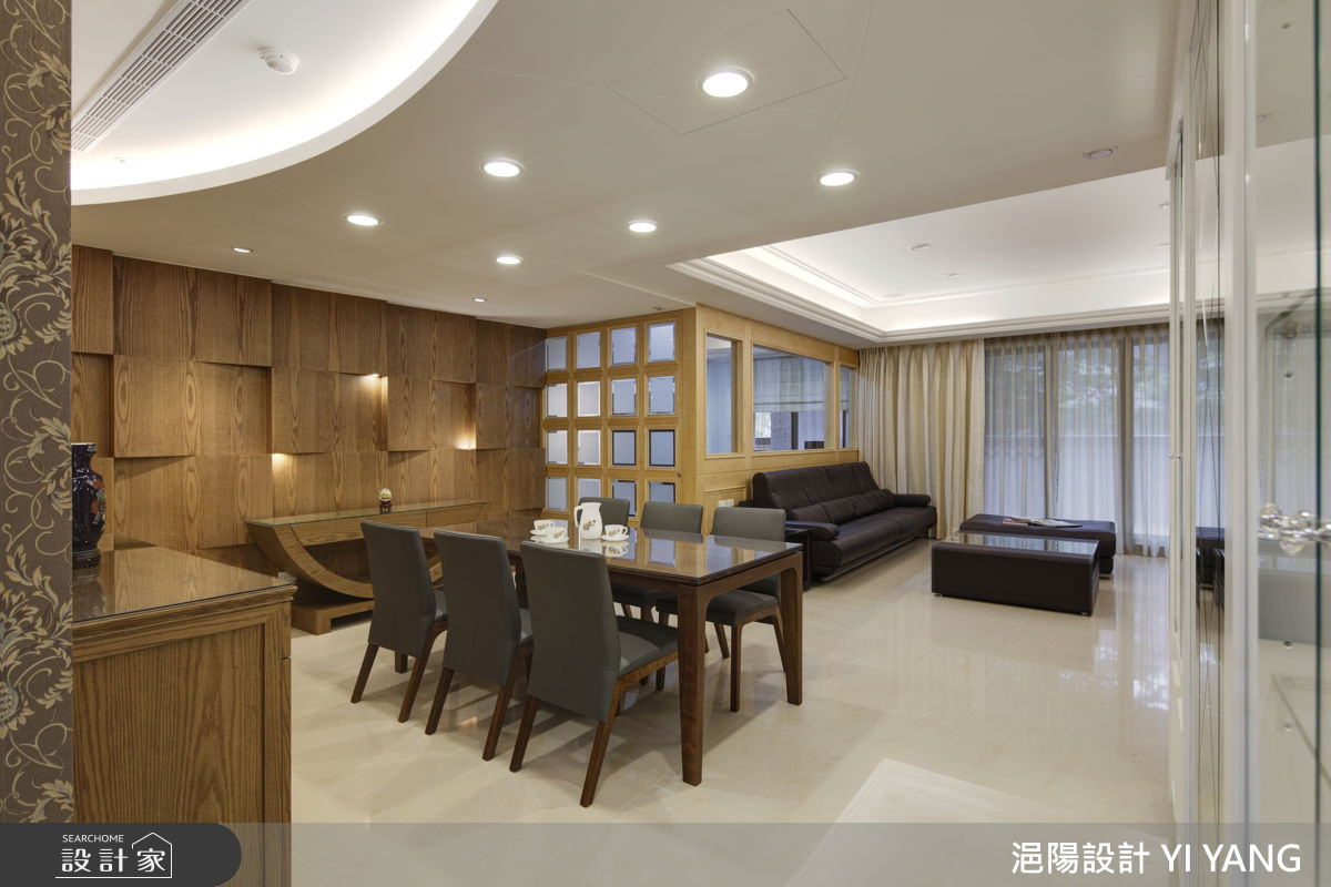 98坪毛胚屋＿現代人文風客廳餐廳案例圖片＿浥陽設計 YI YANG＿浥陽_新北中興馥｜現代人文風之11