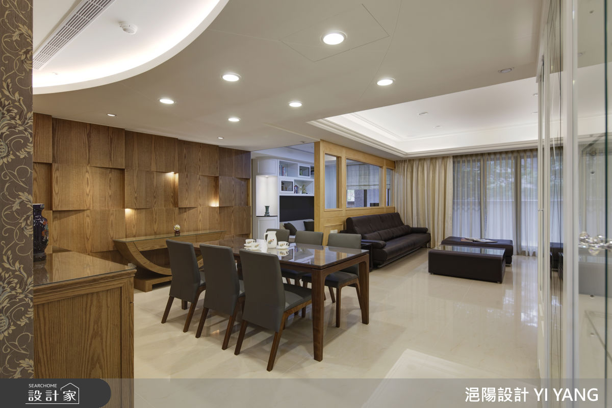 98坪毛胚屋＿現代人文風客廳餐廳案例圖片＿浥陽設計 YI YANG＿浥陽_新北中興馥｜現代人文風之12