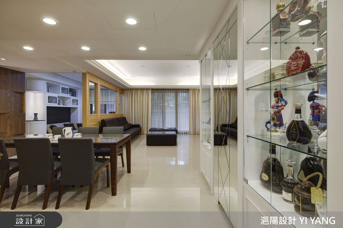 98坪毛胚屋＿現代人文風客廳餐廳案例圖片＿浥陽設計 YI YANG＿浥陽_新北中興馥｜現代人文風之2