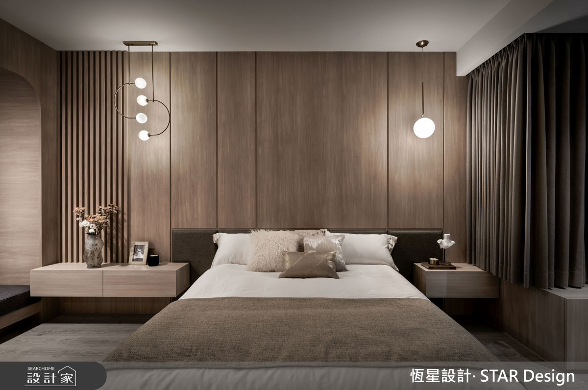 64坪毛胚屋＿優雅輕奢風臥室案例圖片＿恆星室內裝修設計有限公司＿恆星_香頌美墅之19