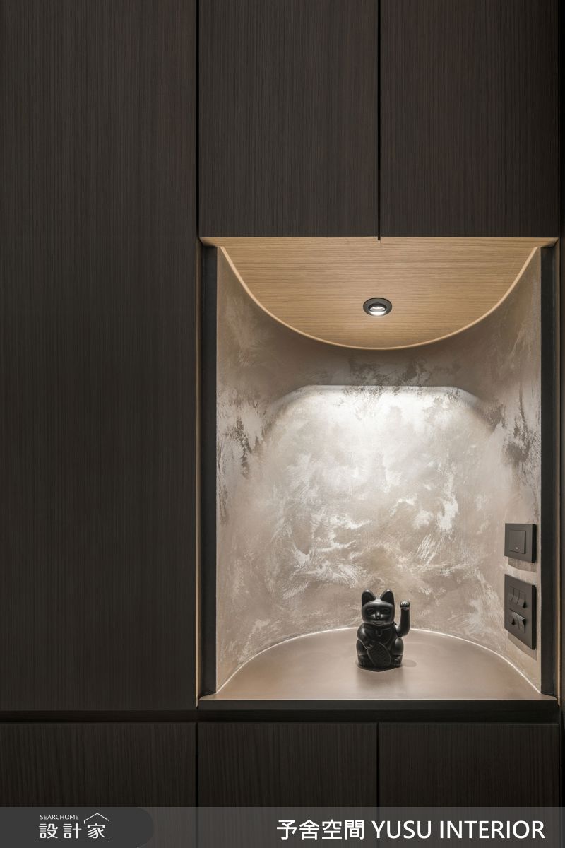 11坪新成屋(5年以下)＿現代風玄關案例圖片＿予舍空間室內裝修有限公司＿予舍_02 松耘樸石之3