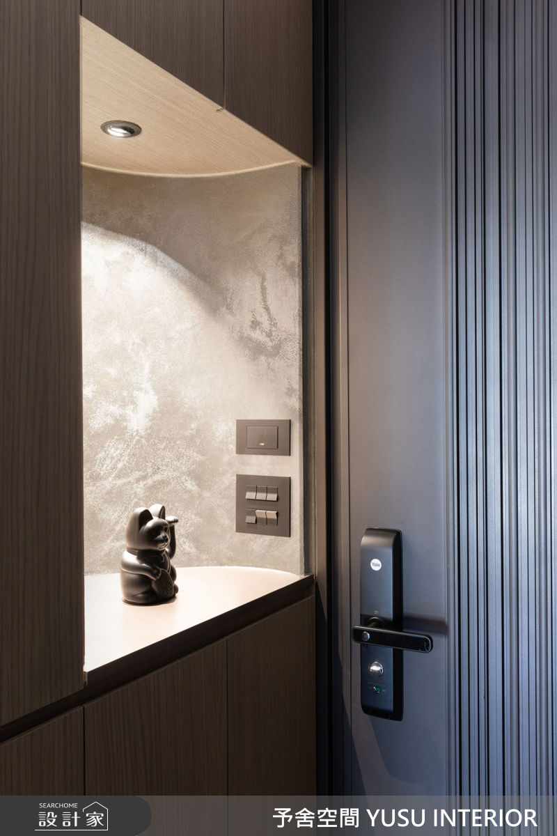 11坪新成屋(5年以下)＿現代風玄關案例圖片＿予舍空間室內裝修有限公司＿予舍_02 松耘樸石之4