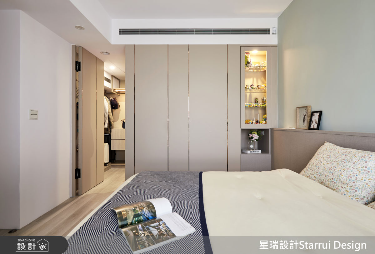 19坪新成屋(5年以下)＿現代奶油風臥室更衣間案例圖片＿星瑞室內設計＿星瑞_05之16