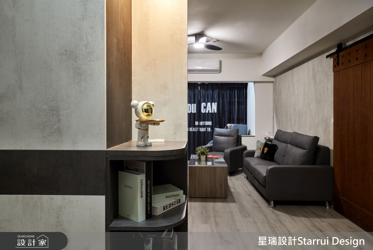 23坪老屋(16~30年)＿工業風玄關客廳案例圖片＿星瑞室內設計＿星瑞_06之2