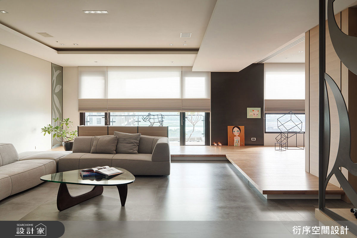 50坪預售屋＿現代風客廳案例圖片＿衍序空間設計 YX Interior Design (衍敘)＿衍序_01之4