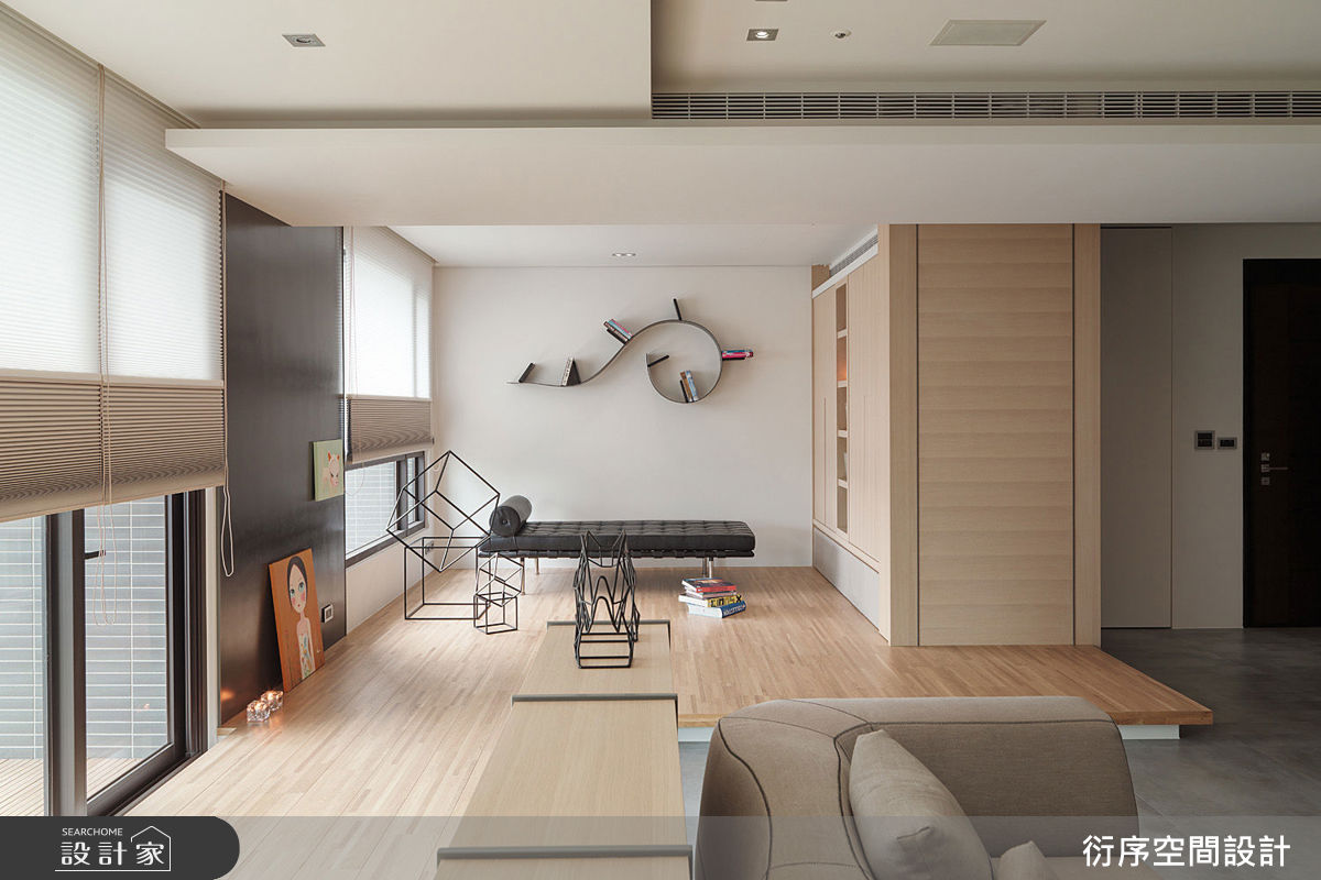 50坪預售屋＿現代風客廳多功能室案例圖片＿衍序空間設計 YX Interior Design (衍敘)＿衍序_01之6
