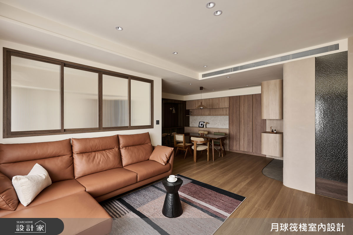 34坪老屋(16~30年)＿日式復古風客廳餐廳案例圖片＿月球筏棧室內設計＿月球筏棧_07之16