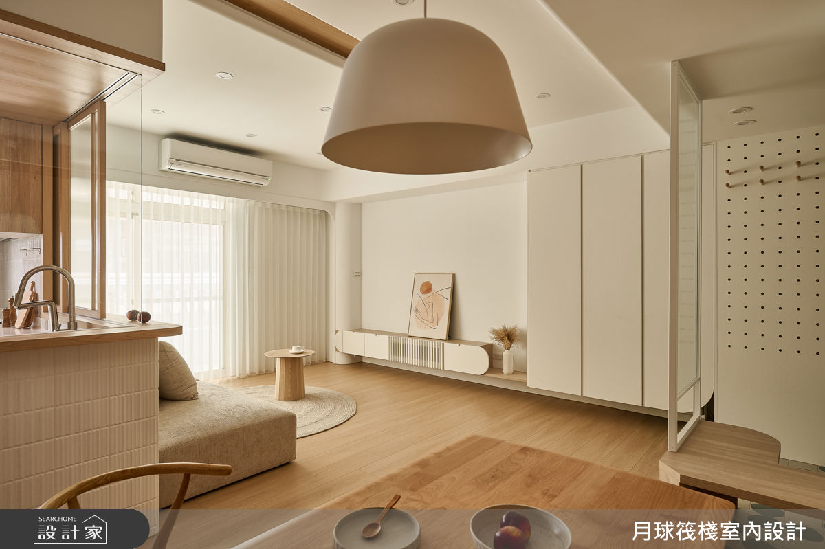 26坪老屋(16~30年)＿日式無印風客廳餐廳案例圖片＿月球筏棧室內設計＿月球筏棧_08之7