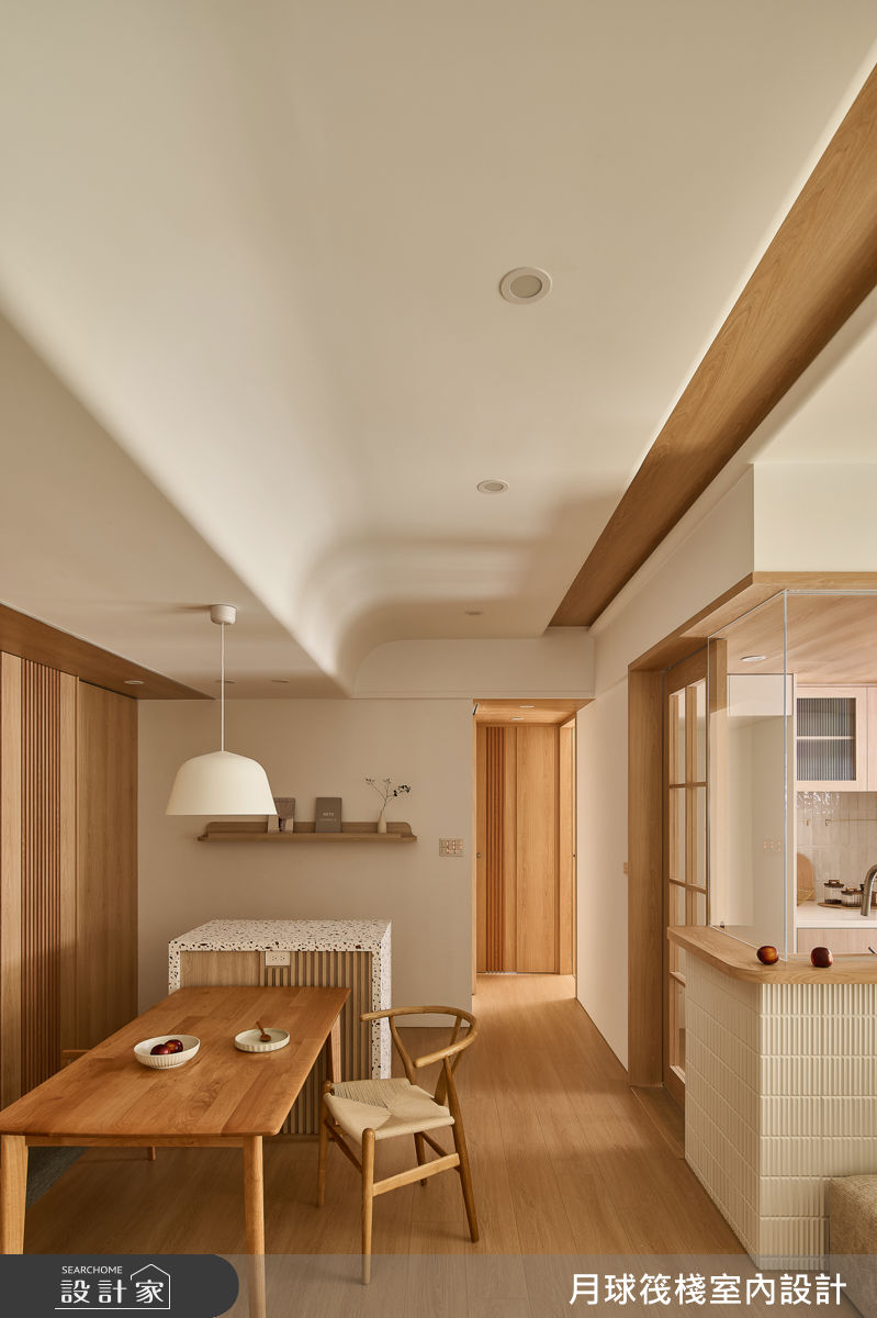26坪老屋(16~30年)＿日式無印風餐廳中島案例圖片＿月球筏棧室內設計＿月球筏棧_08之20