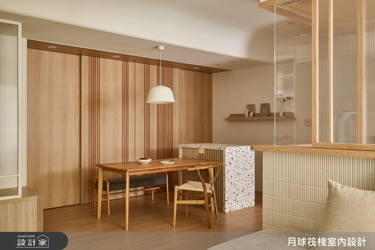 26坪老屋(16~30年)＿日式無印風餐廳中島案例圖片＿月球筏棧室內設計＿月球筏棧_08之24