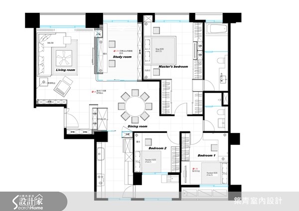 40坪預售屋＿北歐風案例圖片＿築青室內裝修有限公司＿築青_13之16