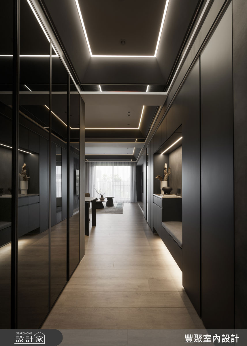 34坪新成屋(5年以下)＿現代奢華風玄關案例圖片＿豐聚室內設計＿豐聚_70之1