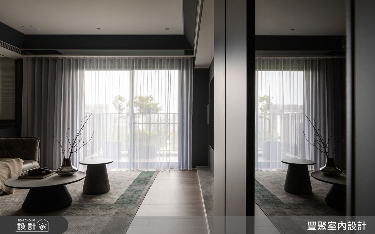34坪新成屋(5年以下)＿現代奢華風客廳案例圖片＿豐聚室內設計＿豐聚_70之2