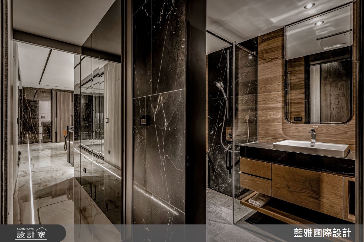 80坪新成屋(5年以下)＿現代風浴室走廊案例圖片＿藍雅國際設計＿藍雅_45之28