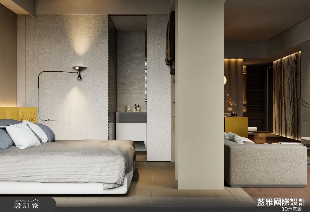 預售屋＿現代風臥室案例圖片＿藍雅國際設計＿藍雅_大華開朗A6之20