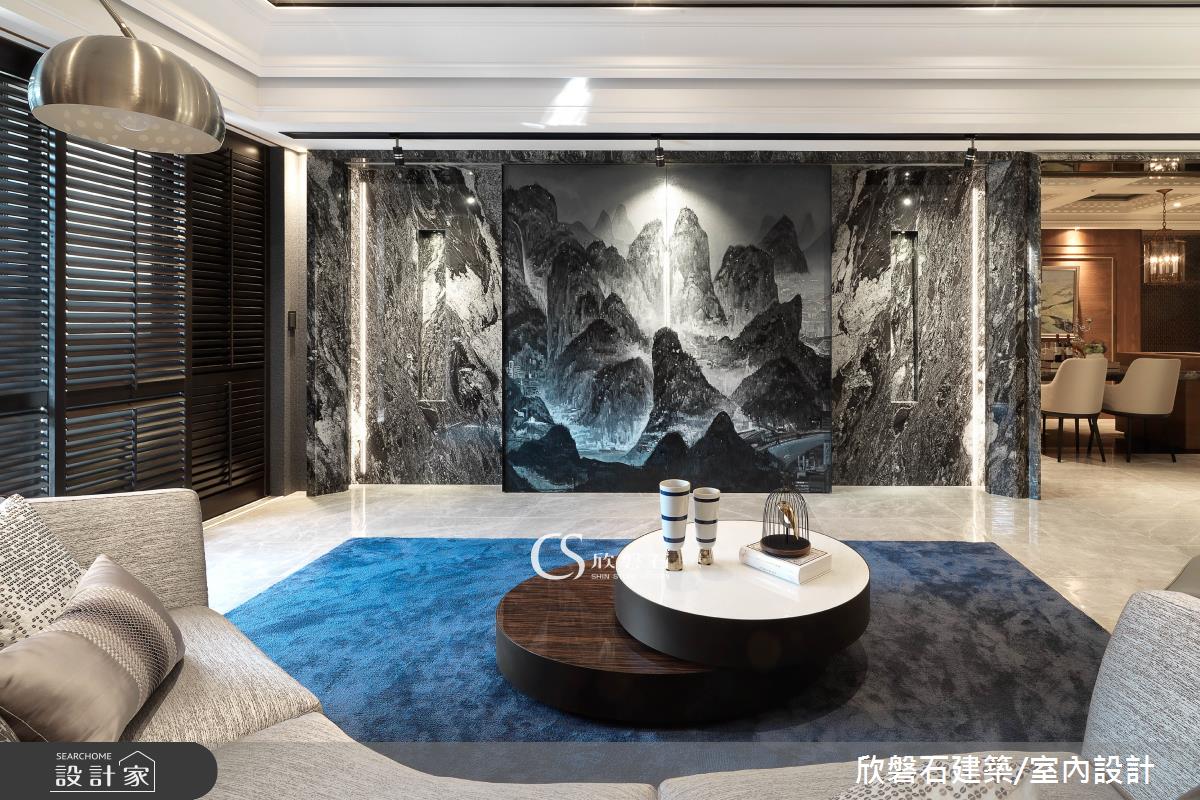 75坪新成屋(5年以下)＿奢華風案例圖片＿欣磐石建築.空間規劃事務所＿欣磐石_38-音悅廳之2