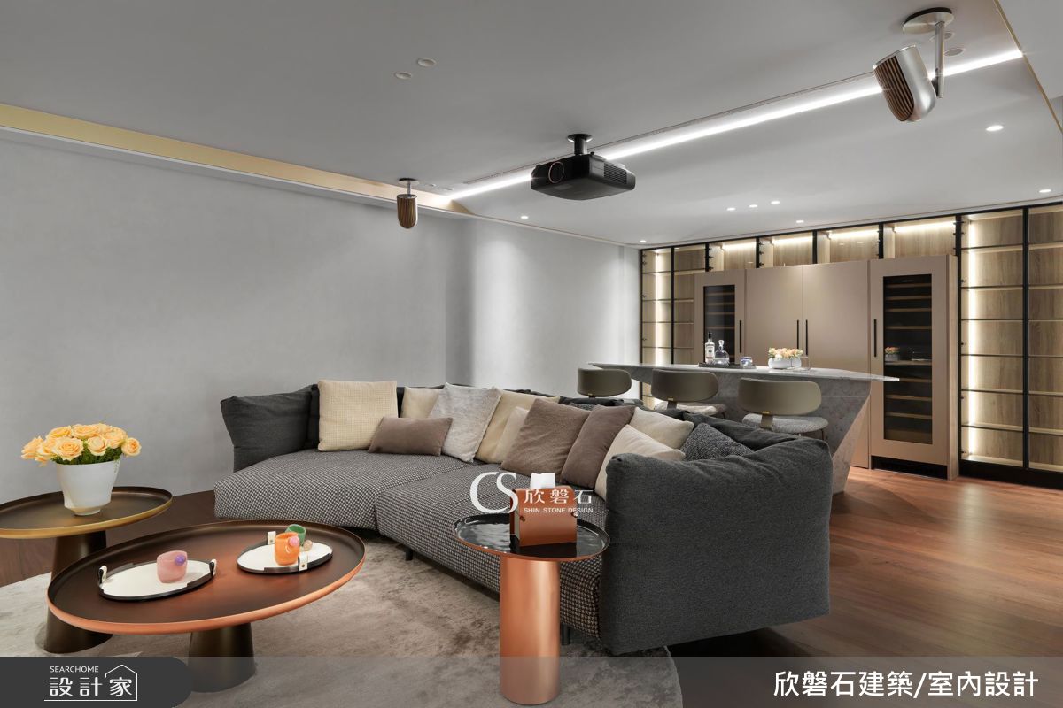 172坪新成屋(5年以下)＿現代風客廳案例圖片＿欣磐石建築.空間規劃事務所＿欣磐石_77逸瓏山之33
