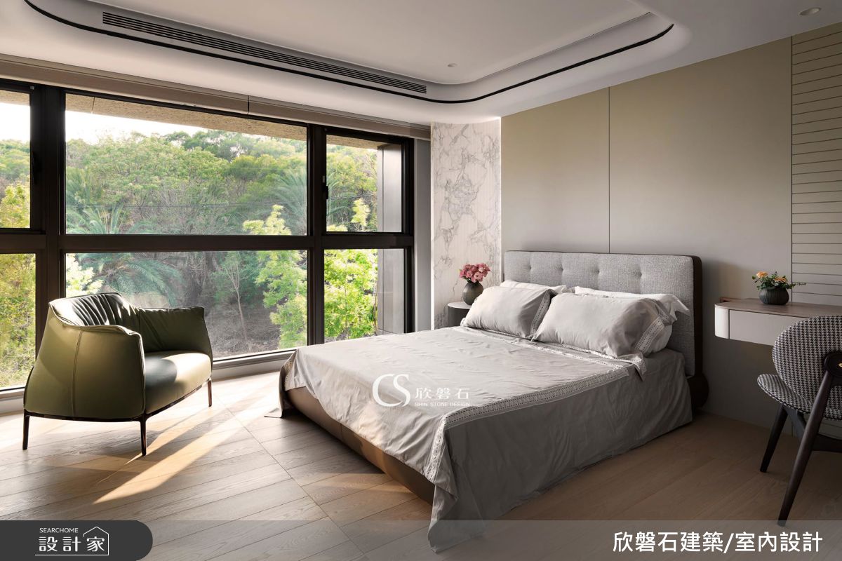 172坪新成屋(5年以下)＿現代風臥室案例圖片＿欣磐石建築.空間規劃事務所＿欣磐石_77逸瓏山之49