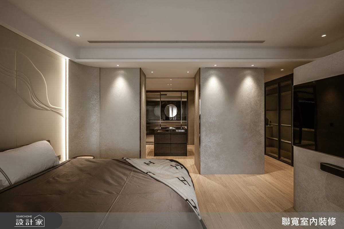 104坪毛胚屋＿現代風臥室更衣間案例圖片＿聯寬室內裝修有限公司＿聯寬_31之27