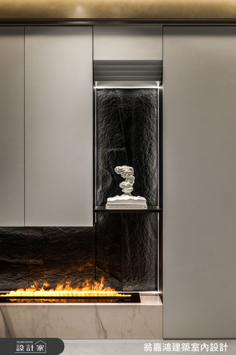 28坪毛胚屋＿現代風客廳案例圖片＿翁嘉鴻建築室內設計｜懷生設計＿懷生_78.台中-S House之37