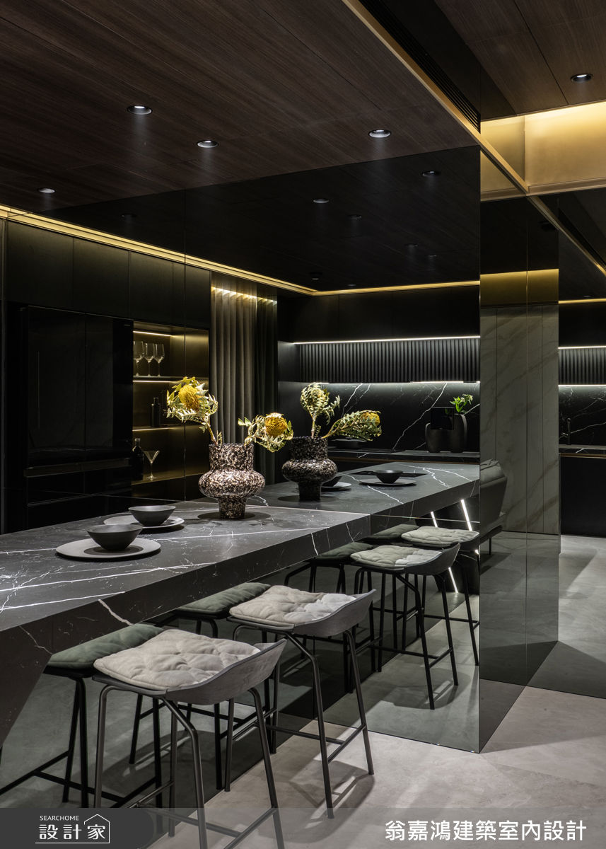 28坪毛胚屋＿現代風吧檯中島案例圖片＿翁嘉鴻建築室內設計｜懷生設計＿懷生_78.台中-S House之38