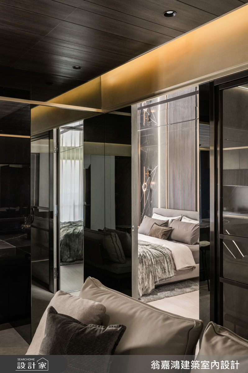 28坪毛胚屋＿現代風客廳臥室案例圖片＿翁嘉鴻建築室內設計｜懷生設計＿懷生_78.台中-S House之39