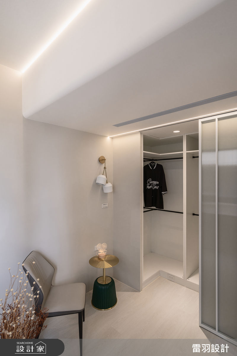 23坪預售屋＿北歐風更衣間案例圖片＿雷羽設計＿雷羽_44之17