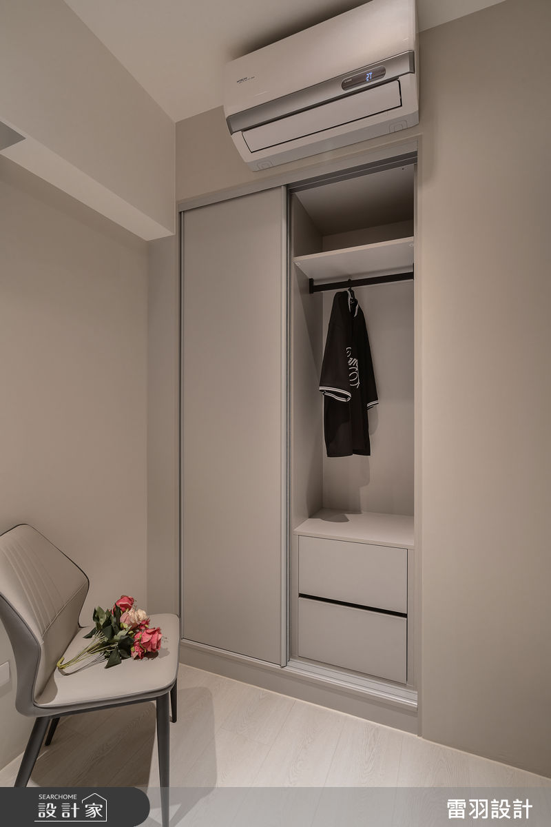 23坪預售屋＿北歐風更衣間案例圖片＿雷羽設計＿雷羽_44之18