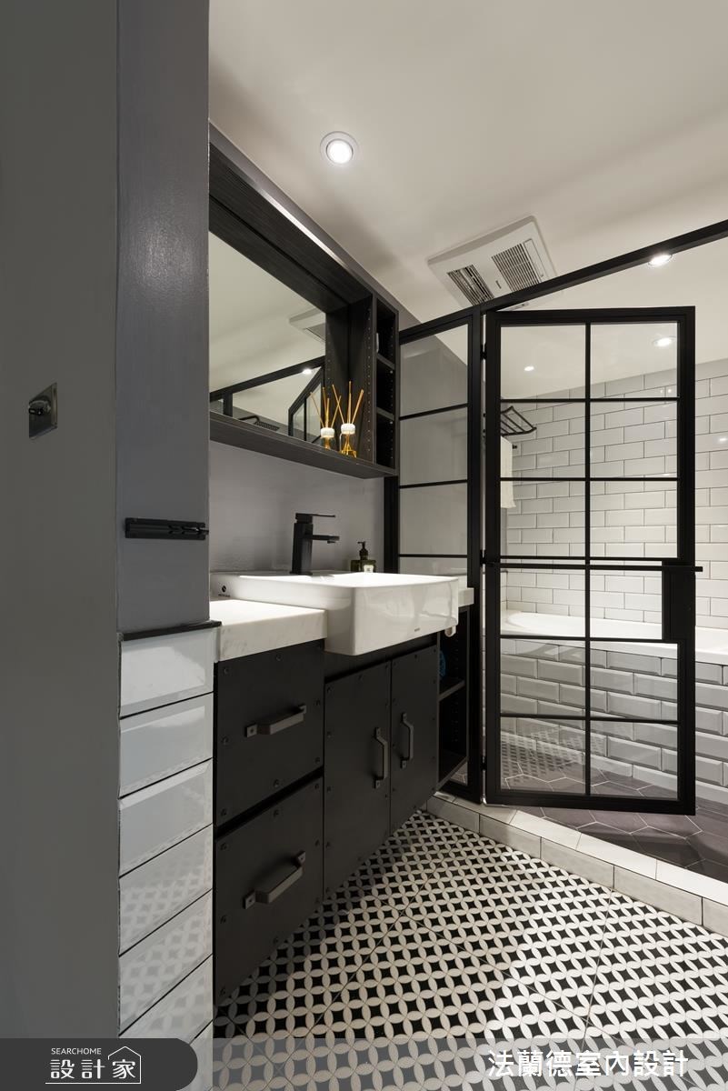 32坪老屋(16~30年)＿工業風浴室案例圖片＿法蘭德室內設計＿法蘭德_31之30