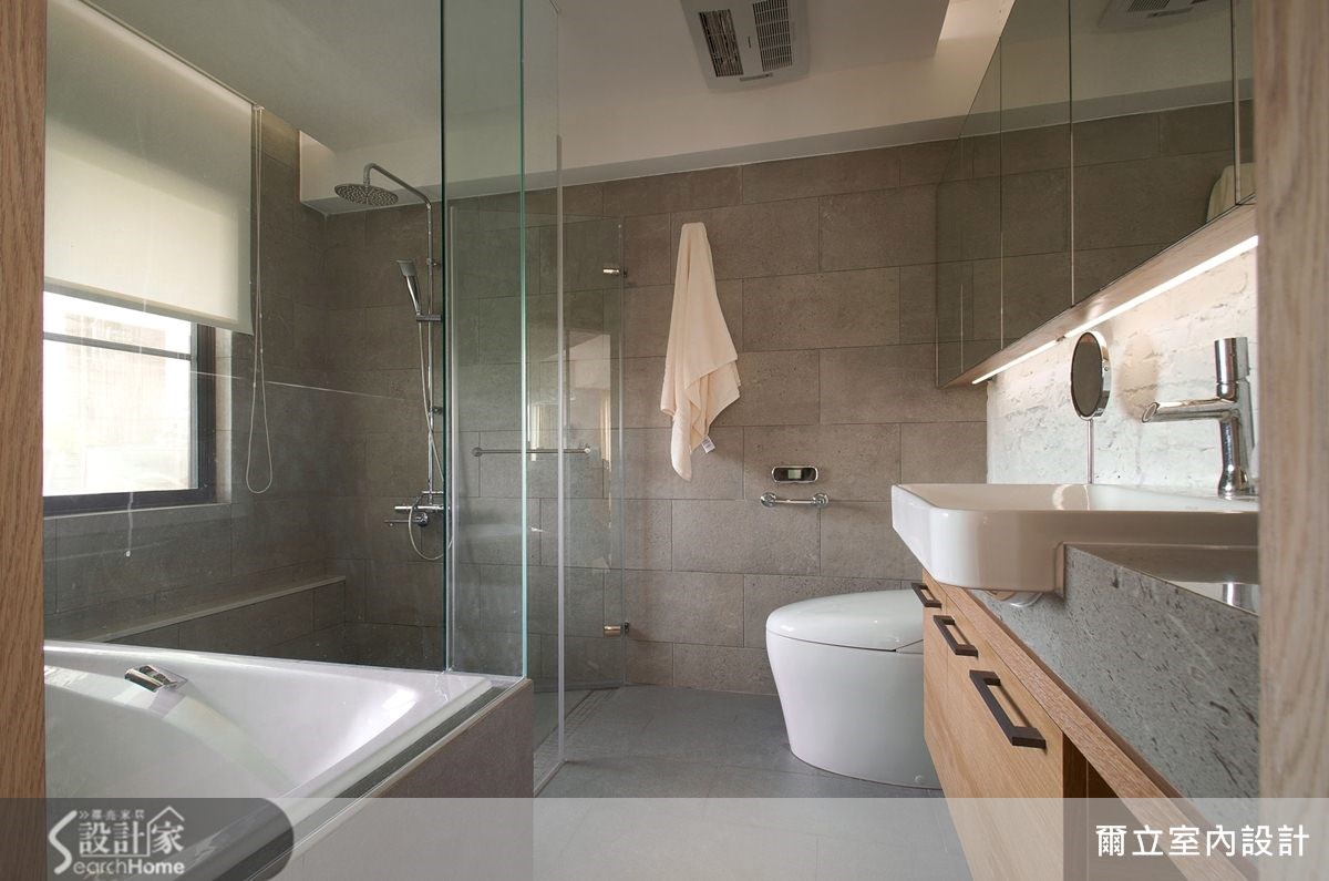 21坪中古屋(5~15年)＿現代風浴室案例圖片＿爾立室內設計＿爾立_01之12