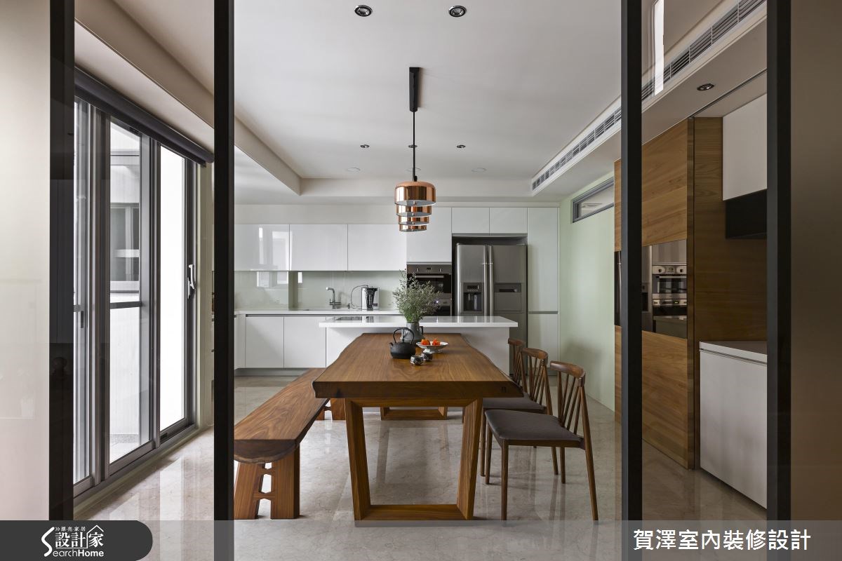 150坪新成屋(5年以下)＿新中式風餐廳廚房案例圖片＿賀澤室內設計＿賀澤_26之18