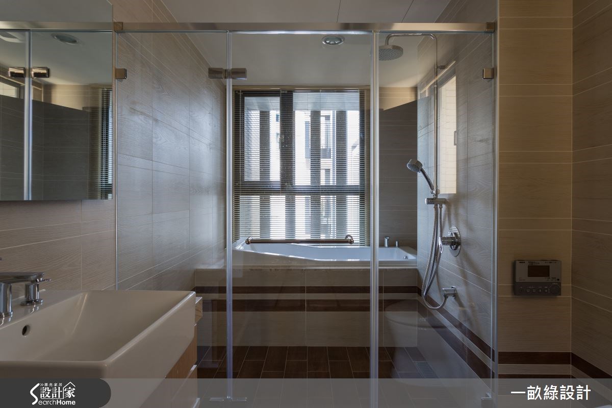 40坪新成屋(5年以下)＿現代風浴室案例圖片＿一畝綠設計＿一畝綠_05之18
