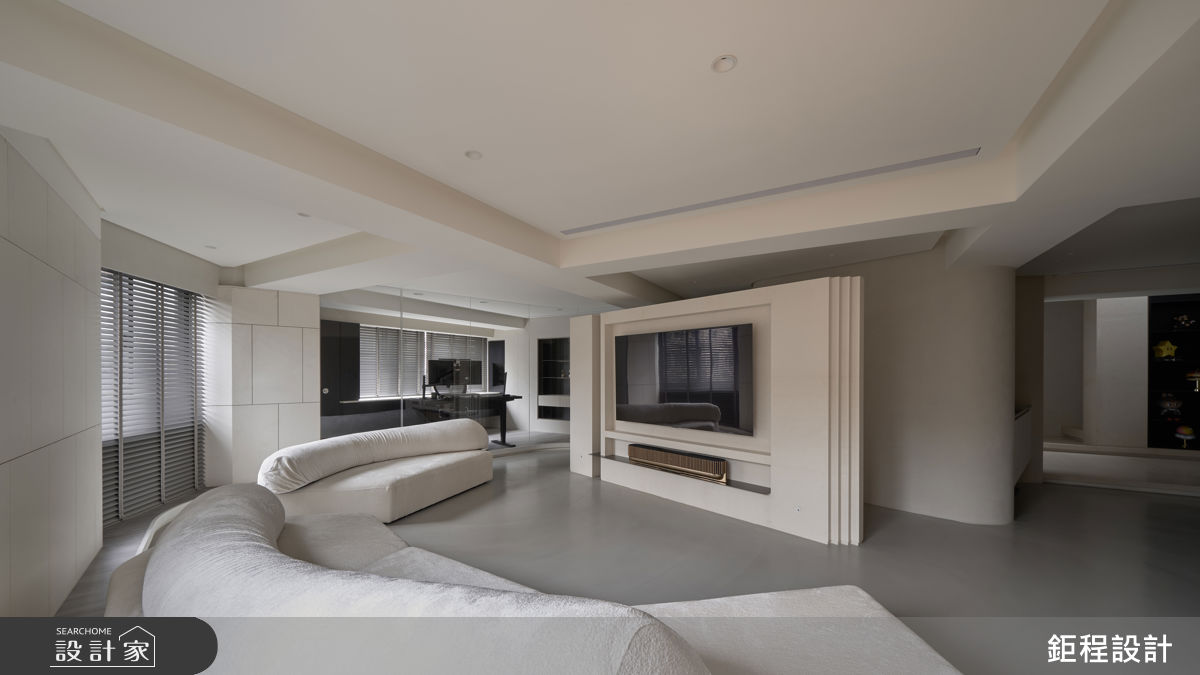 60坪老屋(16~30年)＿現代風客廳書房案例圖片＿鉅程設計＿鉅程_NO.21之7