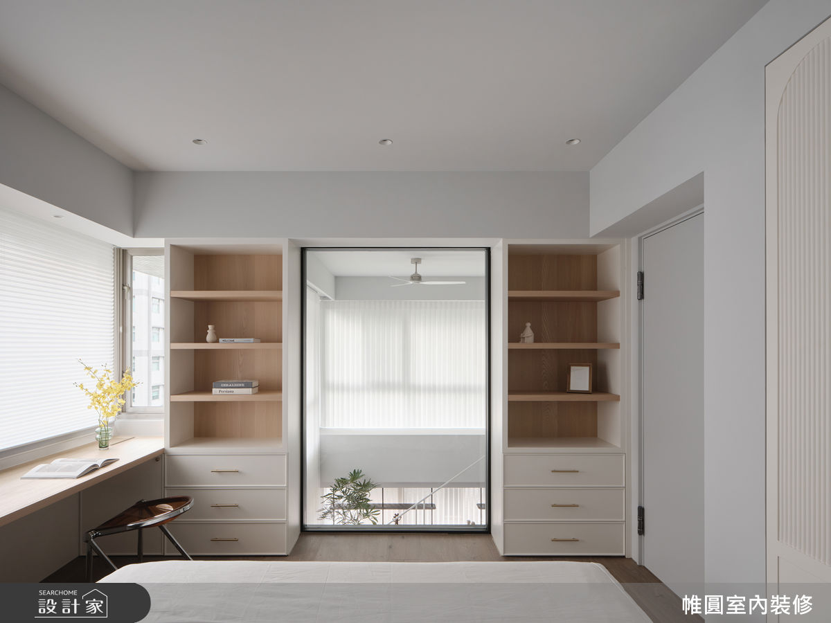 40坪老屋(16~30年)＿混搭風臥室案例圖片＿帷圓‧定制 circle＿帷圓_向園・而居之11