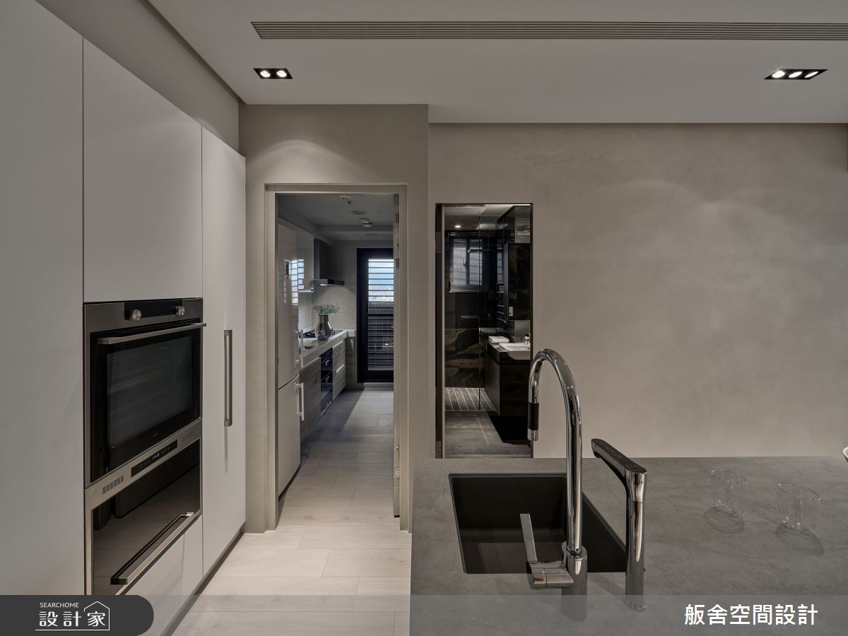 18坪預售屋＿現代風廚房中島浴室案例圖片＿舨舍空間設計有限公司＿舨舍_76之4