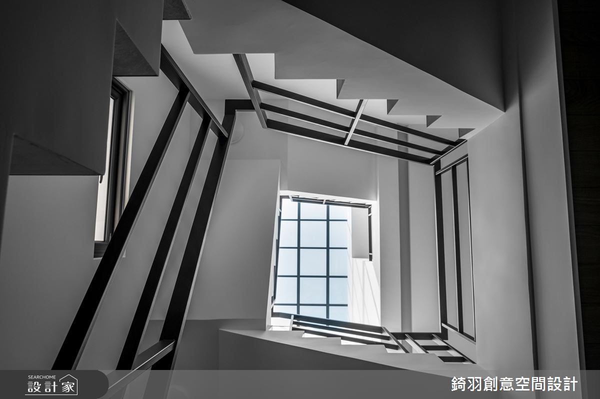 60坪老屋(31~40年)＿現代風樓梯案例圖片＿錡羽創意空間設計＿錡羽_41之40