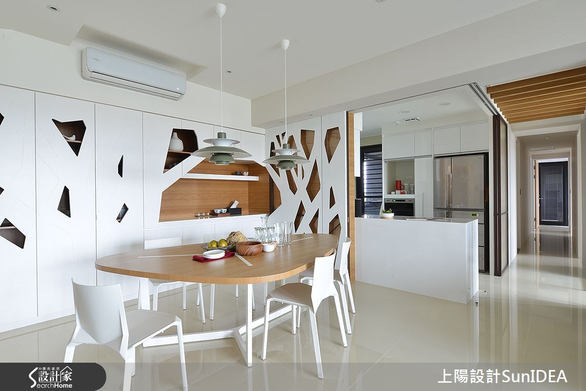 45坪新成屋(5年以下)＿現代風餐廳廚房走廊案例圖片＿上陽設計＿上陽_24之4