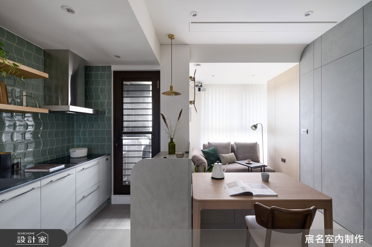 12坪＿日式木質風客廳餐廳廚房案例圖片＿宸名設計有限公司＿宸名_29之8