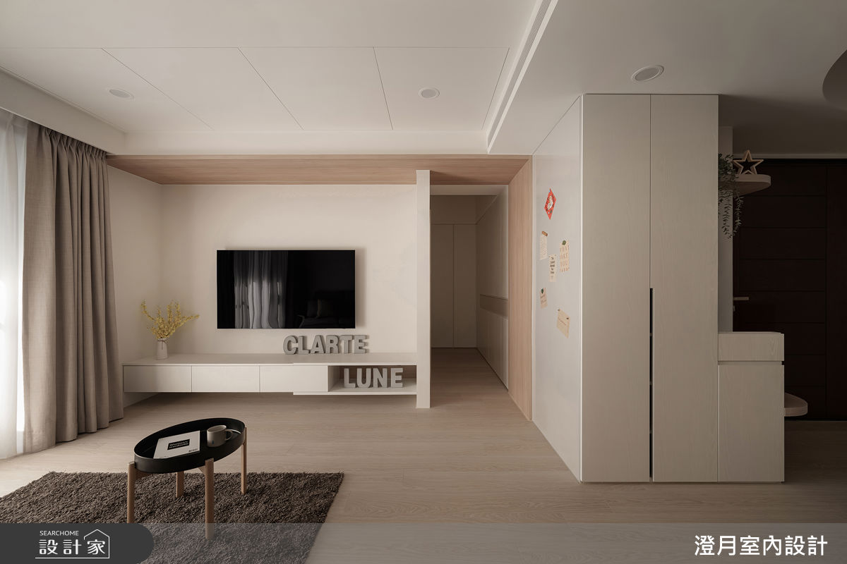 40坪預售屋＿混搭風客廳案例圖片＿澄月室內設計＿澄月_29之3