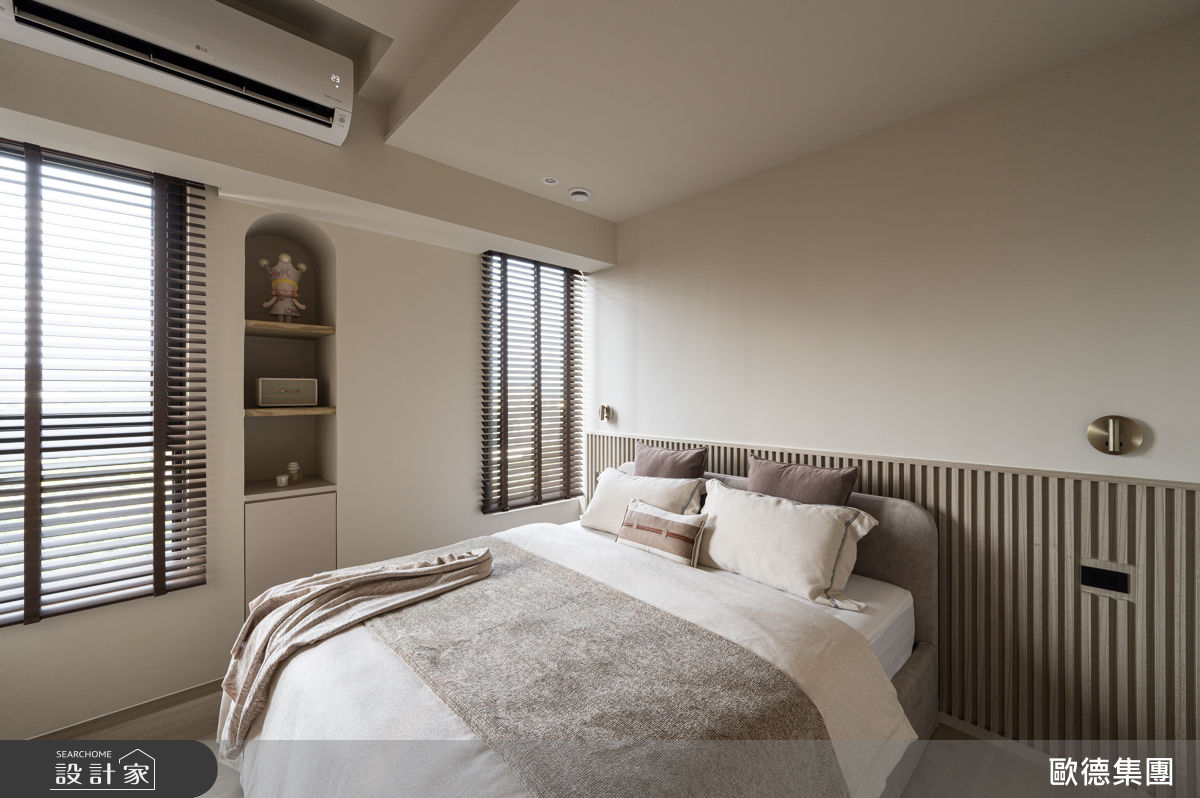 25坪新成屋(5年以下)＿奶油風臥室案例圖片＿台灣歐德傢俱股份有限公司＿歐德_213之18